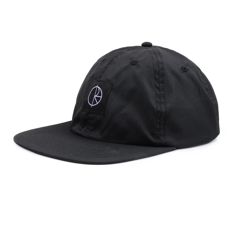 Cina cappelli snapback non strutturati neri con logo semplice produttore