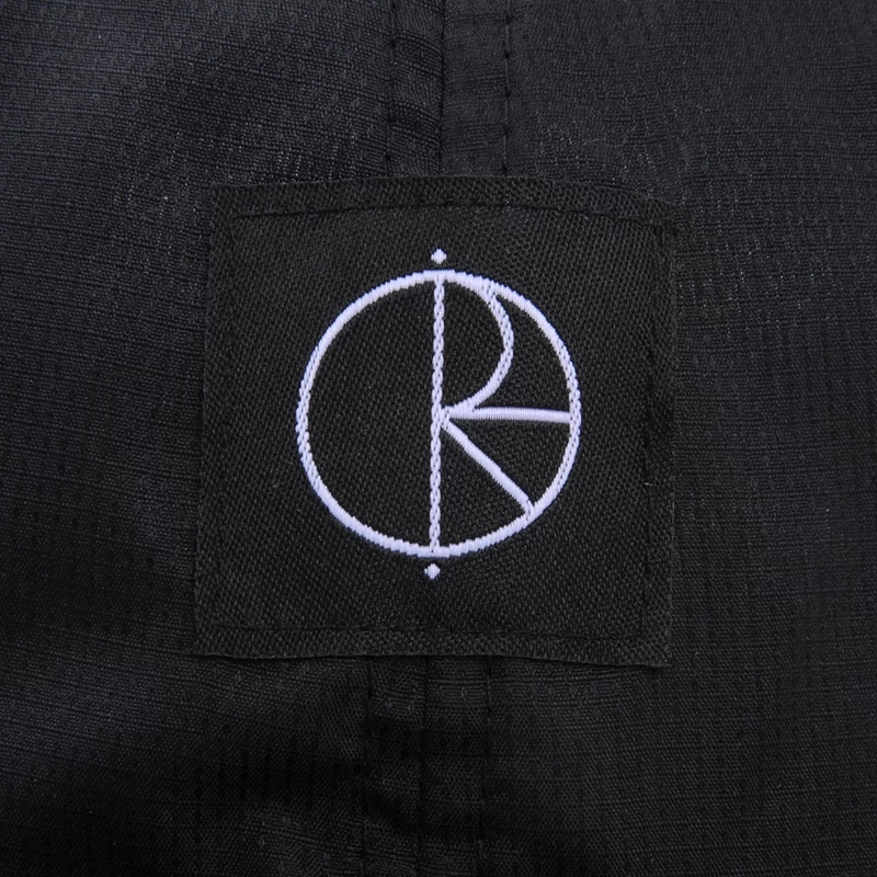 plain logo black unstructured snapback hats