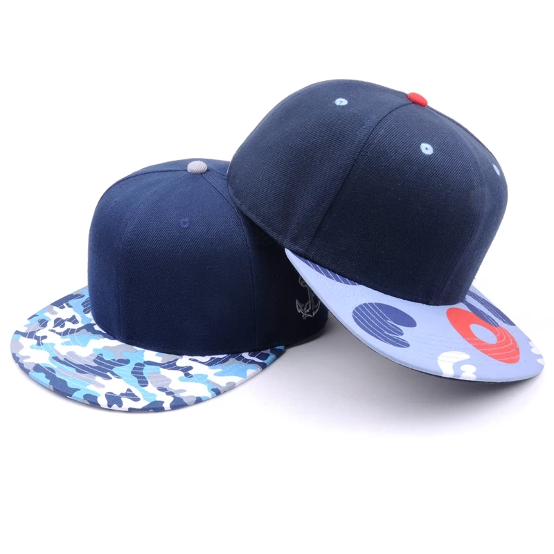 قبعة snapback عادي ، فارغة 6 لوحة snapback القبعات