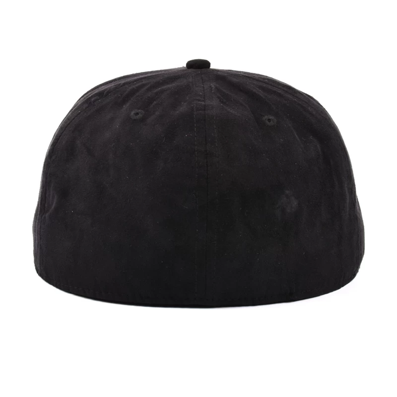 puff embroidery suede fitted snapback hats