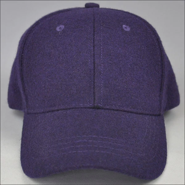 Chine purple metal strap back baseball cap fabricant