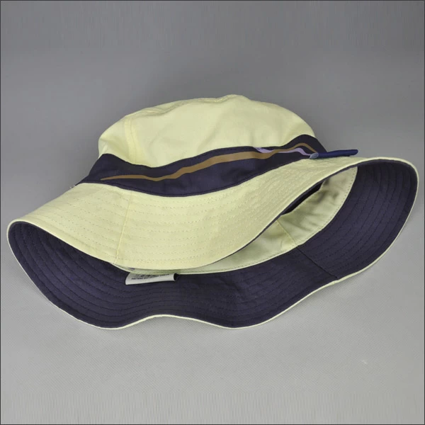 reversible yellow winter bucket hat