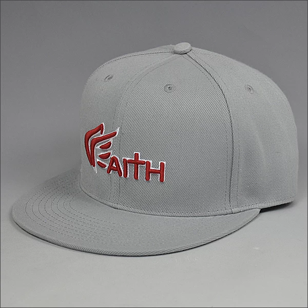 snap back cap with 3D logo