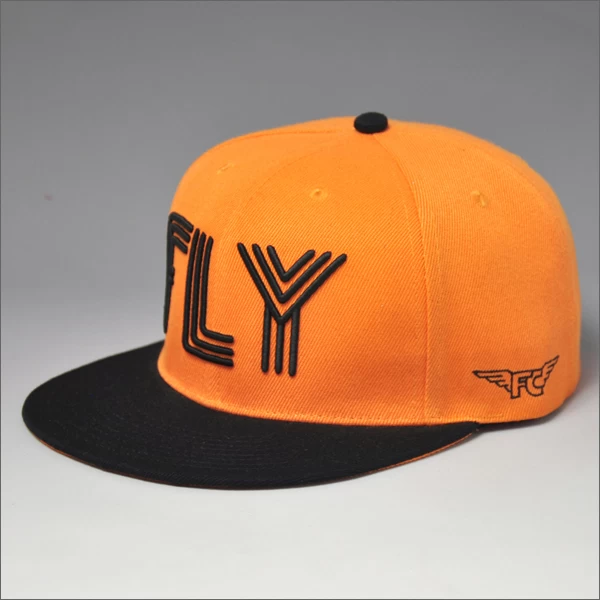 snap back hats custom fashion 3d embroidery