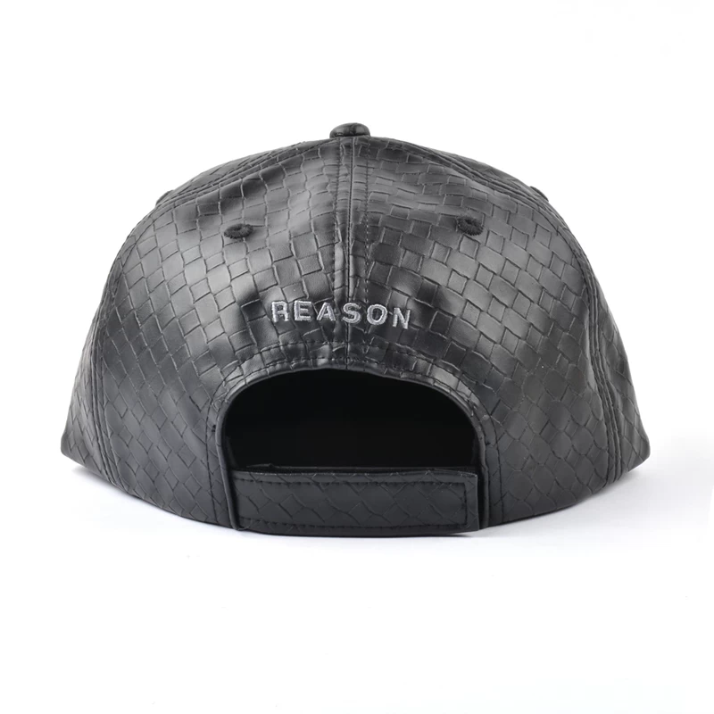 suede brim leather towel embroidery snapback caps