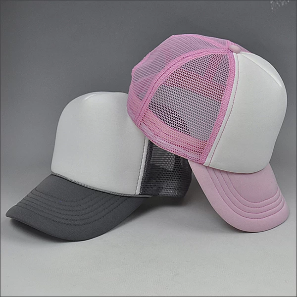 trucker hat with mesh and snapback