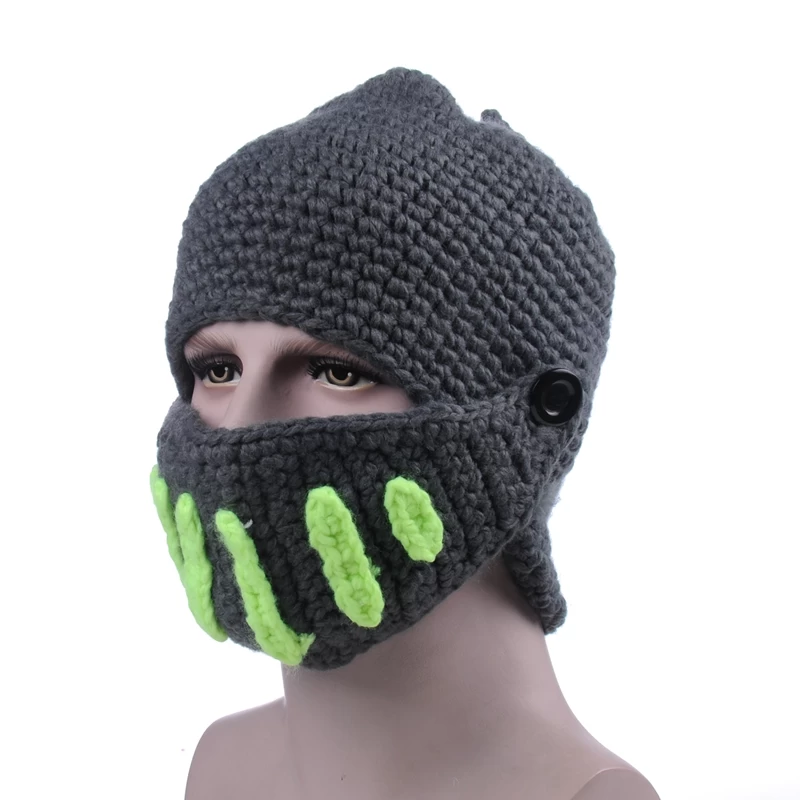 Chine bonnets d'hiver chapeaux tricotés visage masque bonnets chapeaux fabricant
