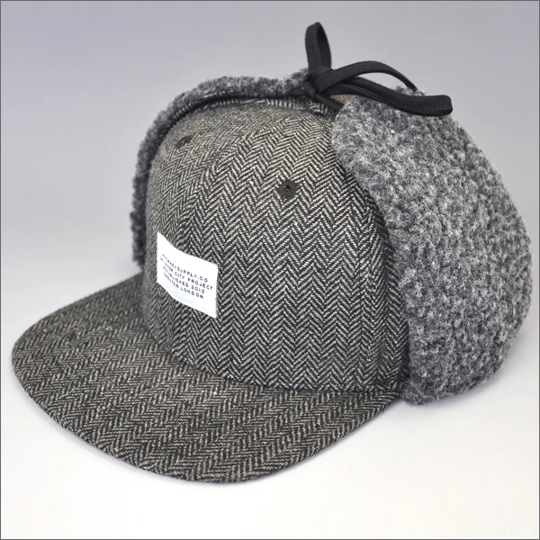 winter wool snapback hat