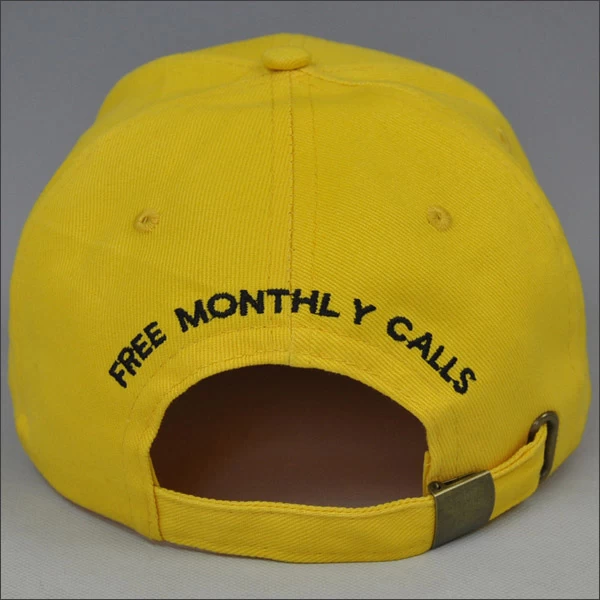 yellow baseball caps hats