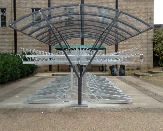 China Fashional Durable Galvanised Outdoor Bike Shelters manufacturer