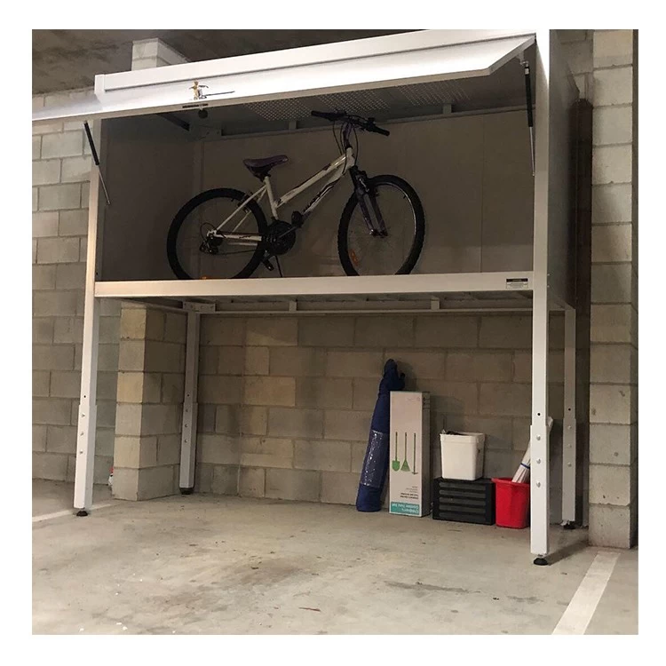 中国 ラック付き自転車用金属製収納小屋屋外収納キャビネット小屋 メーカー