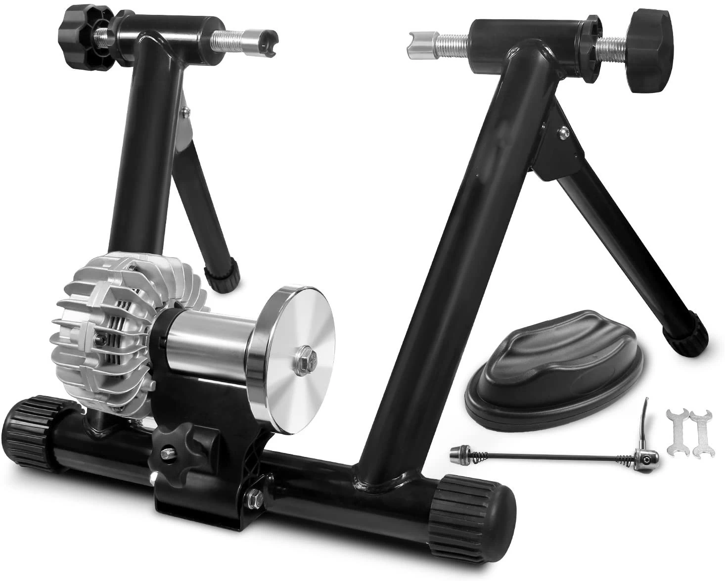 Sportneer - Bicicleta estática plegable 2022, bicicleta estática plegable  de 16 niveles de resistencia magnética, bicicleta estacionaria vertical y