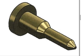 Au plating brass terminal pin