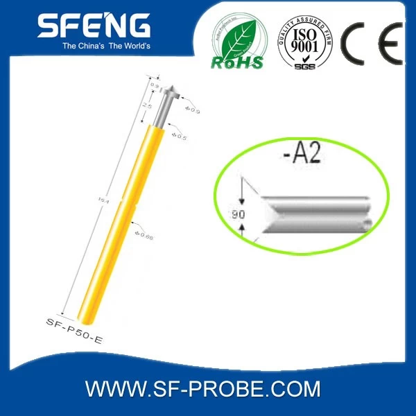 Best verkopende in China diameter 0.68mm Au & Ni voorjaar geladen sonde pin