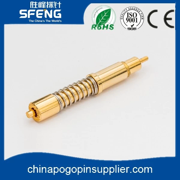 Brass Coaxial Pogo Pin Battery Connector Pin