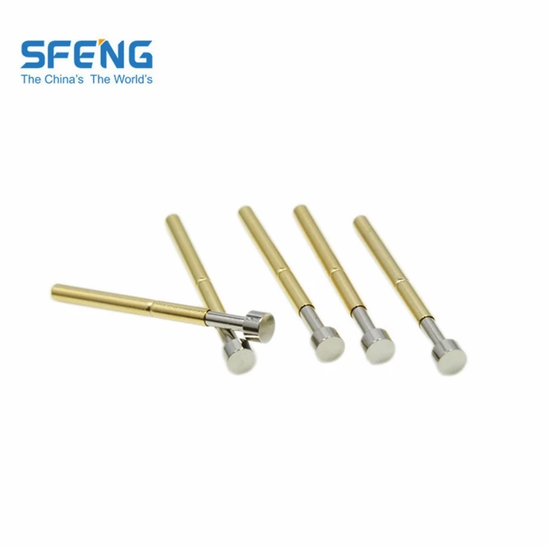 Full gold plated spring loaded connector pin for IC Testing