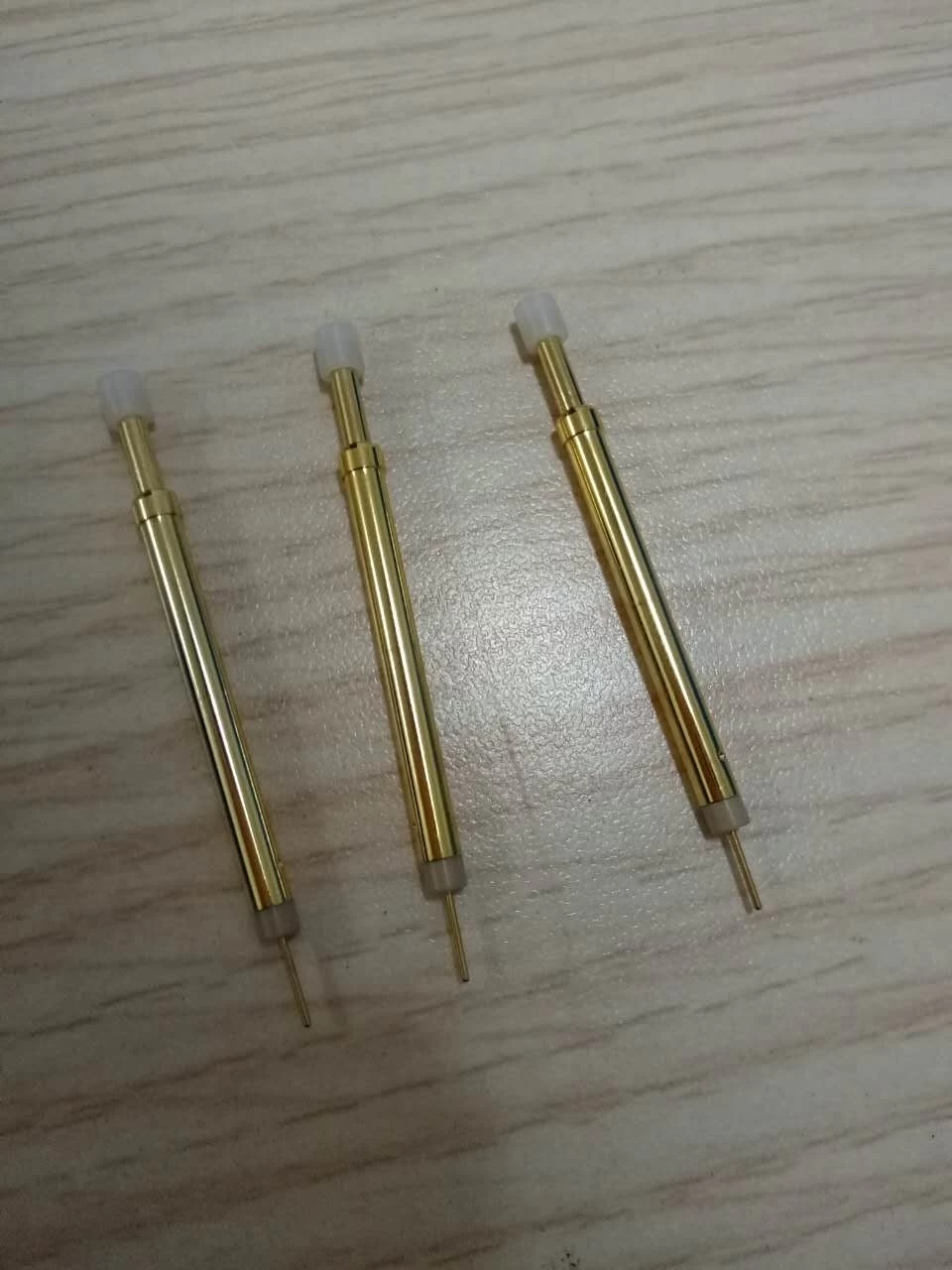 High precision machined spring loaded pin