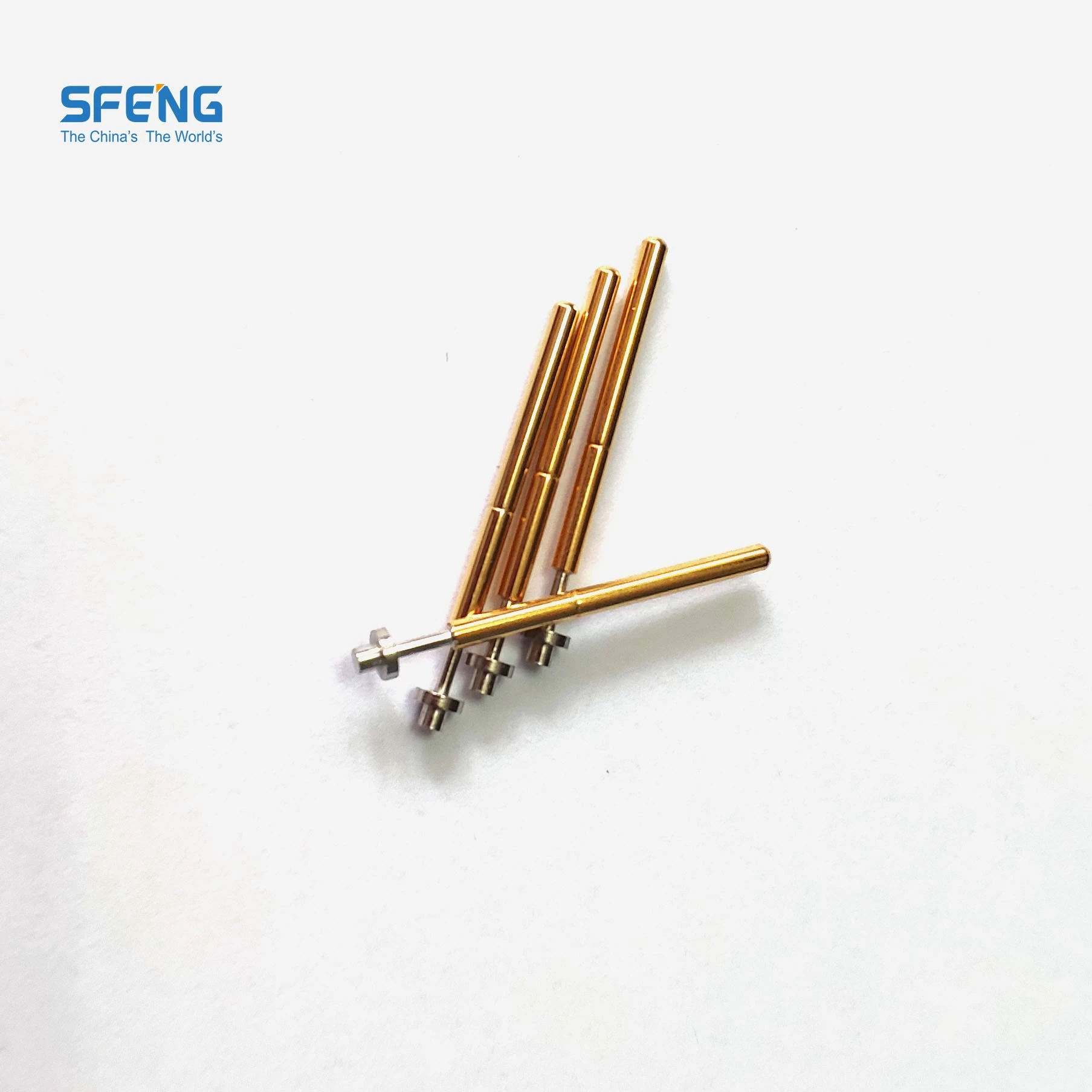 Stable Current Becu Material Spring Loaded Contact Probe For Pcb Testing