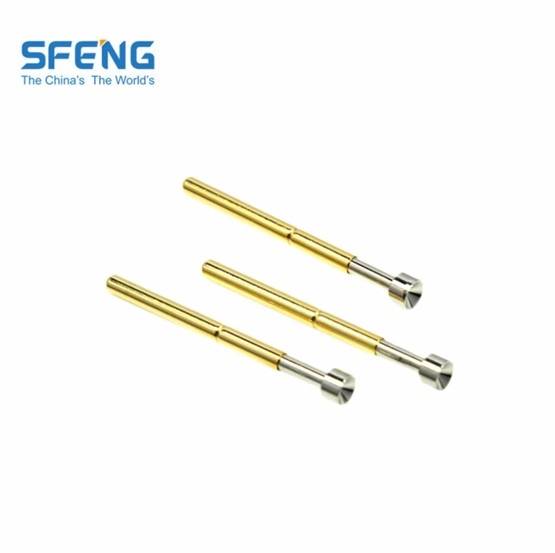 Brass material spring contact probe pin