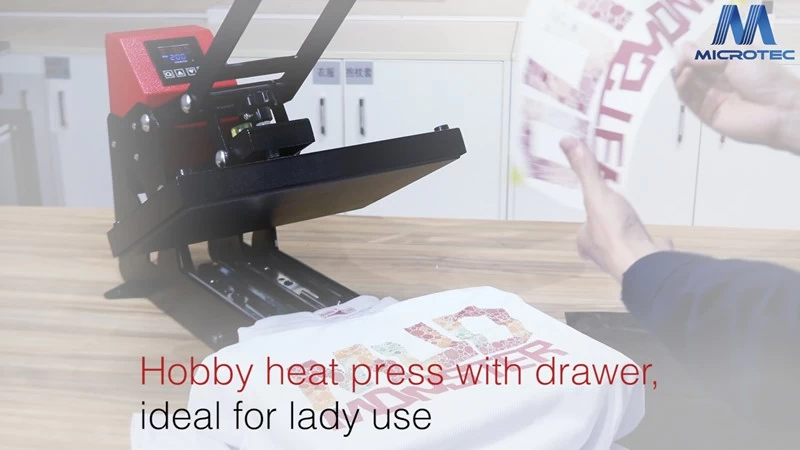 Microtec Clam Heat Press with Draw COS-HOBBY A4 Sublimation Press High  Pressure