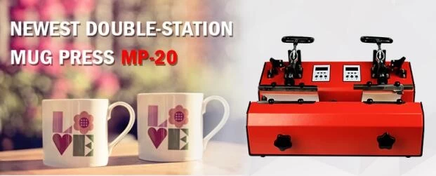 Máquina de Tazas Doble Estación modelo MP20 y MP20D – SUBLIMAKE