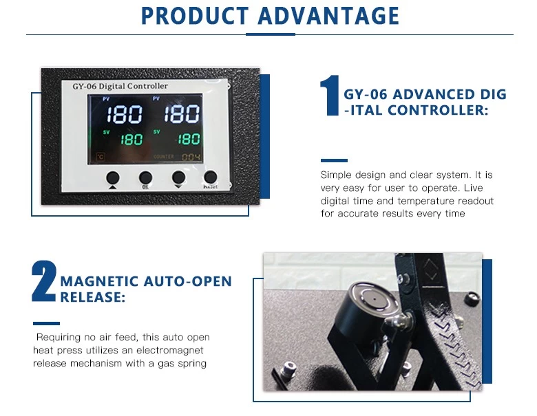 Prensa de calor de alta presión digital de apertura automática AHP -  Fábrica de prensas térmicas Microtec: pionera en la excelencia en la  transferencia de calor durante 23 años, desde máquinas prensadoras