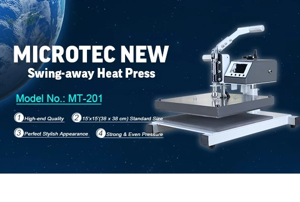 Microtec New Swing-away Heat Press Machine