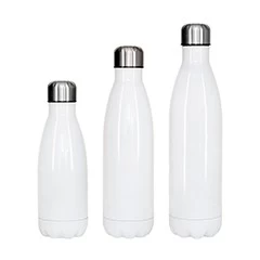 350ml/ 500ml/ 750ml Bowling-Shaped Vacuum Sublimation Water Bottles Factory