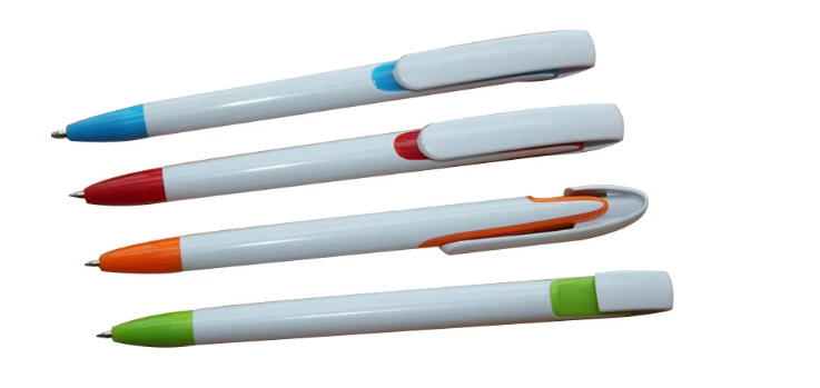 China Laser Transfer Promotional Pen Plastic Advertising Ballpoint Pen #1 manufacturer
