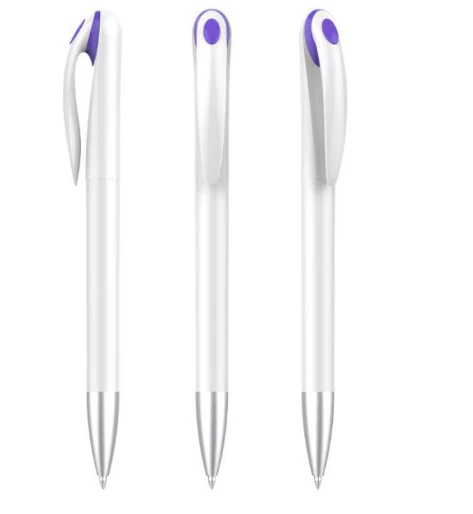 Laser Transfer Promotional Pen Plastic Advertising Ballpoint Pen #4