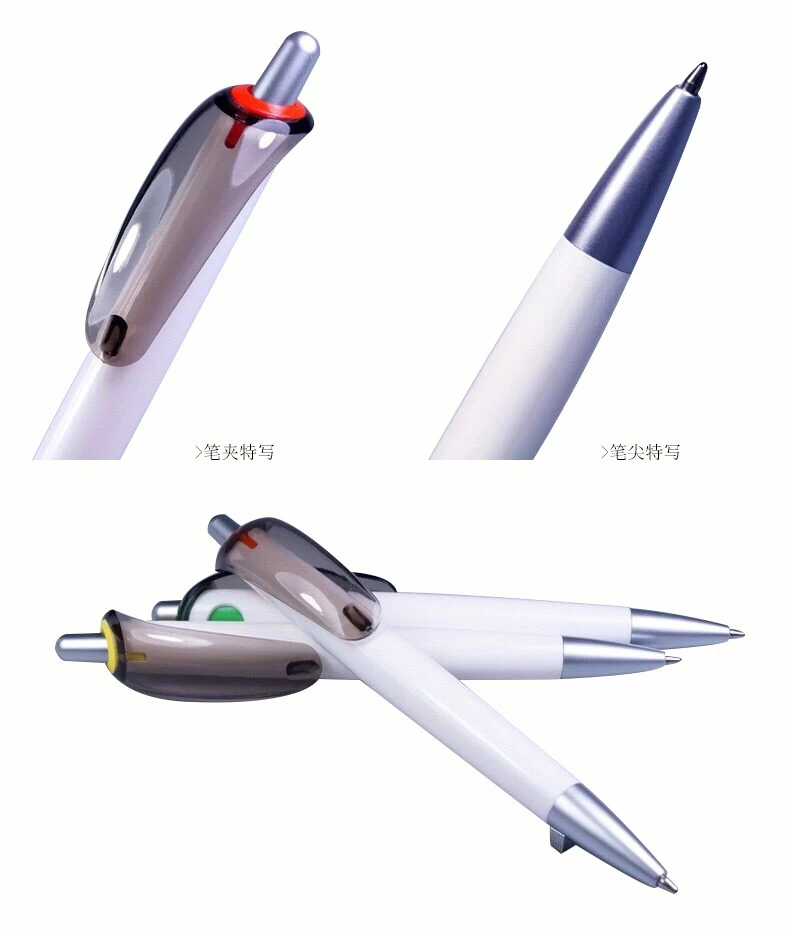 Laser Transfer Promotional Pen Plastic Advertising Ballpoint Pen #5