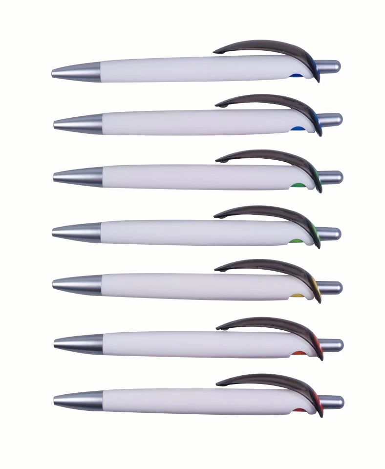 Laser Transfer Promotional Pen Plastic Advertising Ballpoint Pen #5