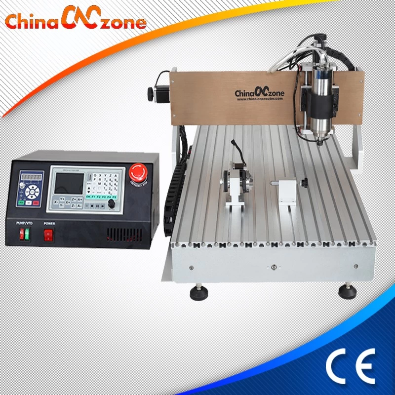 ChinaCNCzone CNC 6040 4 محور CNC راوتر سطح المكتب مع DSP المراقب المالي (1500W أو 2200W المغزل)