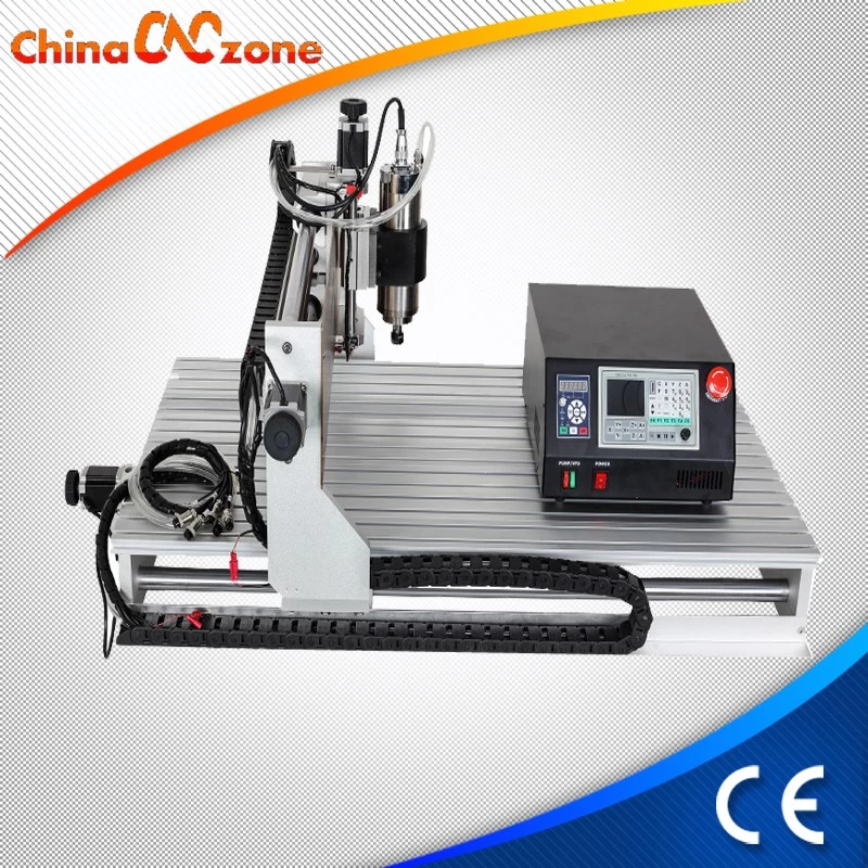 CNC 6090 Mini CNC Machine van de Gravure 3 Axis met DSP Controller en 2200W Spil
