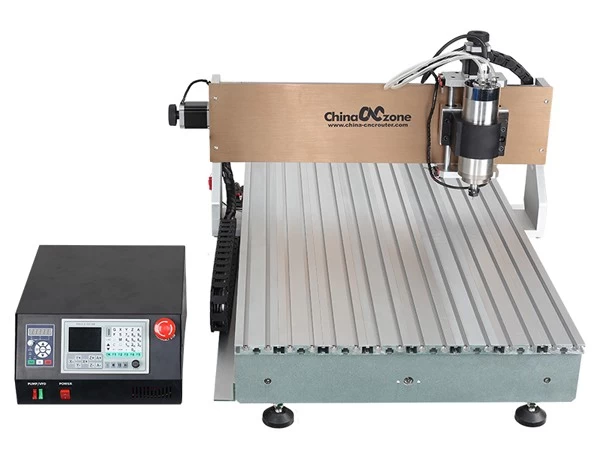 CNC 6090 Mini CNC Machine van de Gravure 3 Axis met DSP Controller en 2200W Spil