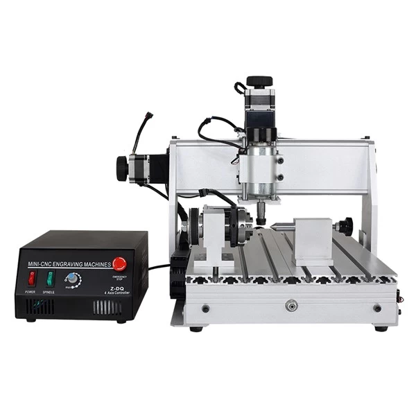 China CNC Router 3040 4 Axis met 500W DC Spindel en USB-controller.