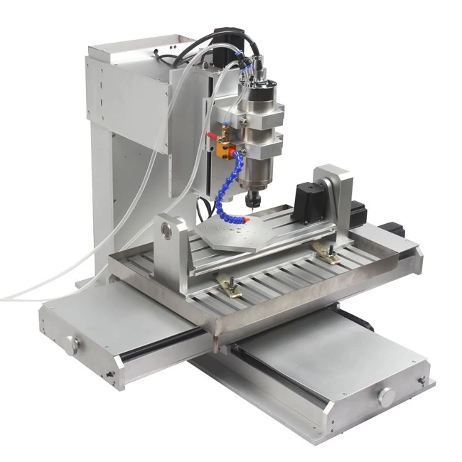 China Desktop Small Mini 5 Axis CNC Router Machine HY 6040 New with 2.2KW and USB