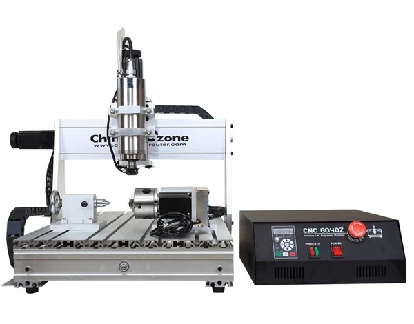 ChinaCNCzone Krachtige 4 Axis CNC 6040 Router Kleine CNC Machine met USB-controller (1500W of 2200W)