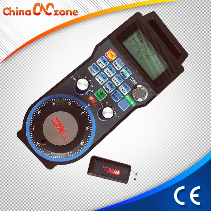 ChinaCNCzone Wireless MPG Mach3 CNC pingente volante para 3 eixo, eixo 4 Mach3 CNC Router