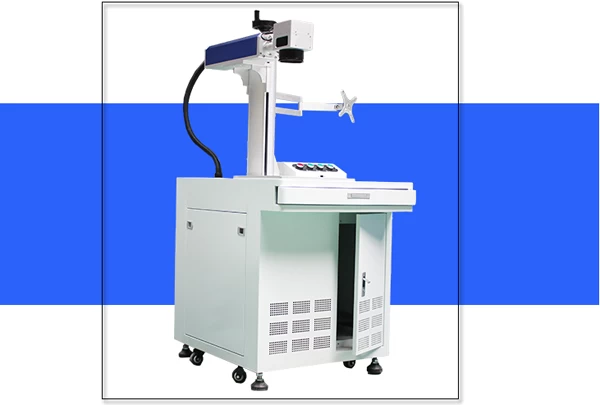 Bureaublad FLM-002 20W Fiber Laser graveur Machine apparatuur voor gravure markering van metaal