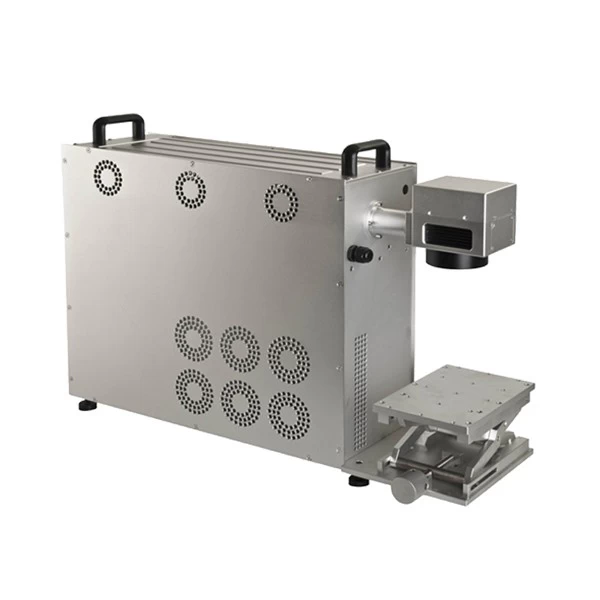 Sistema portátil de la máquina del fabricante FLM-003 20W de fibras metálicas grabador del laser de grabado cobre del oro de aluminio de acero inoxidable de latón cromado