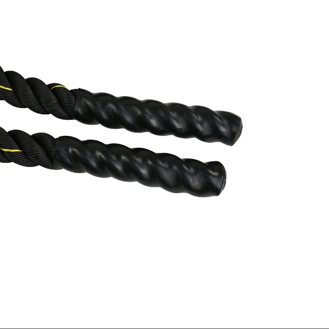 Black Poly Dacron 30 40 50ft Length Battle Rope Wholesaler