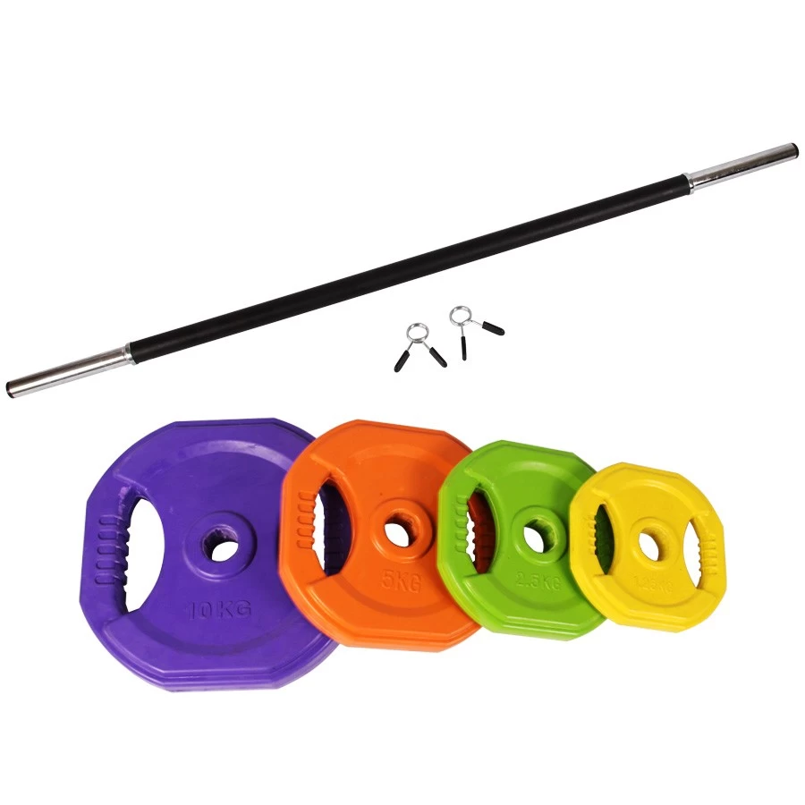 Buy barbells fitness body pump weight set China supplier