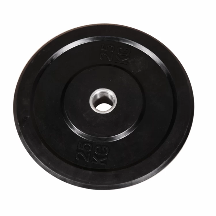 China Factory Wholesale High Quality Black Full Rubber Bumper Weight Bumper Plate