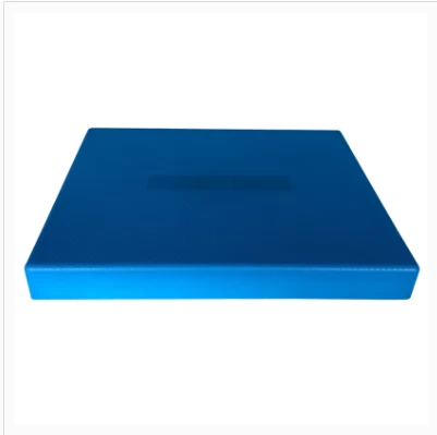 China Fitness Blue Soft Balance Pad PU Square soft tread supplier