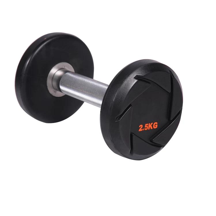 China Manufacturer Weight Lifting Fitness Round CPU Dumbbell
