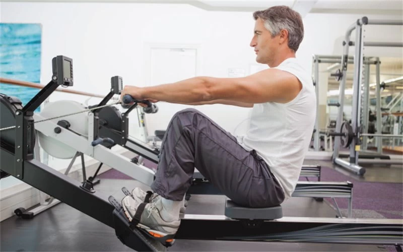 China Professional Home Adjustable Resistance Air Rowing Machine Wholesale Supplier