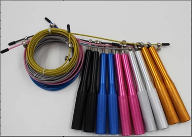 China Speed cable jump rope with bearings CF jump rope  supplier