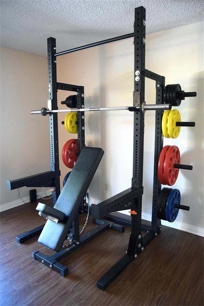 China Squat Half Rack With Plate Storage Wholesale Supplier