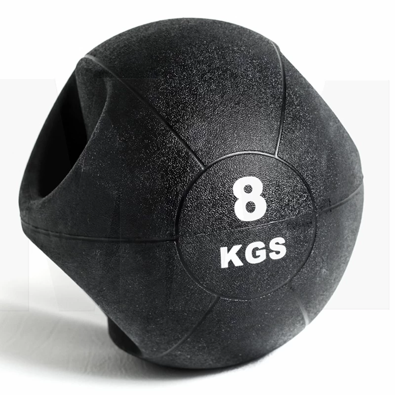 China Textured Surface Medicine Ball with Handle Supplier